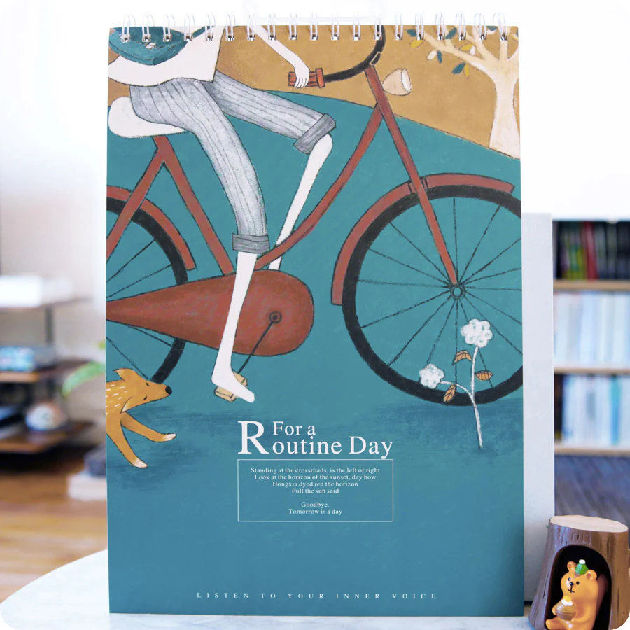 Carnet Sketch book, For a Routine Day - Bicycle