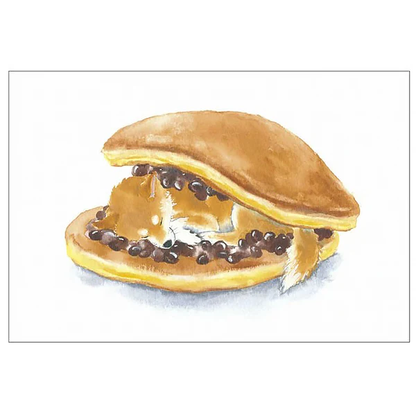 Carte de Vœux Shiba Inu & Dorayaki - Image 2