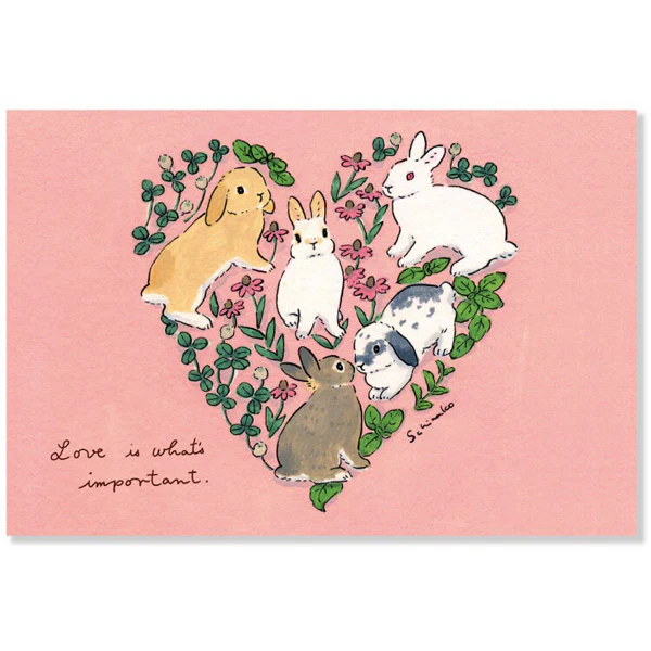Carte de Vœux Usagi Motoko - Love - Image 2