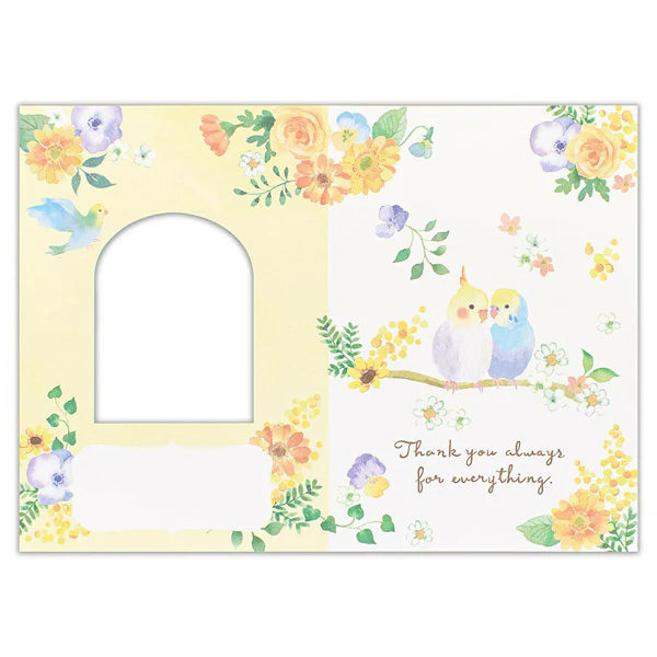 Carte de Vœux Window - Thank You Parrot - Image 3