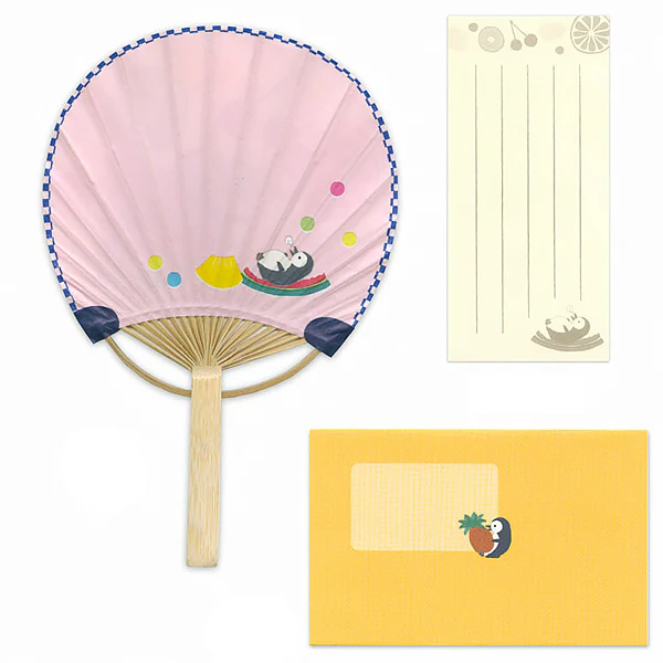 Carte Eventail Summer Time - Penguin & Fruit - Image 3