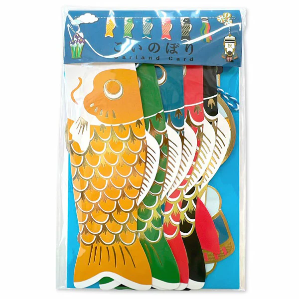 Carte Guirlande Carpe Koinobori