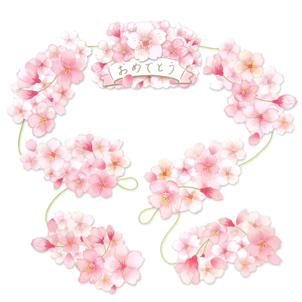 Carte Guirlande Sakura Sakura