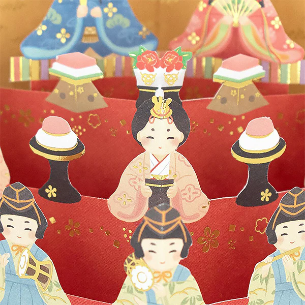 Carte Pop Up 3D Hinamatsuri - Doll Festival - Image 7