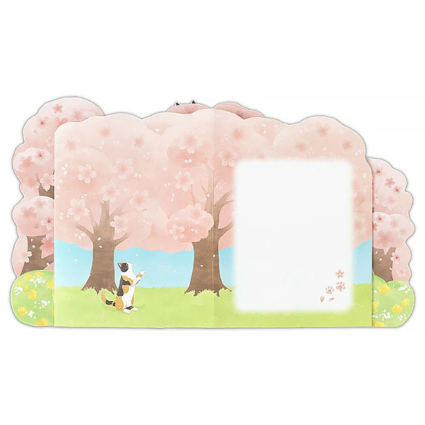 Carte Pop Up 3D Sakura Chat - Image 3