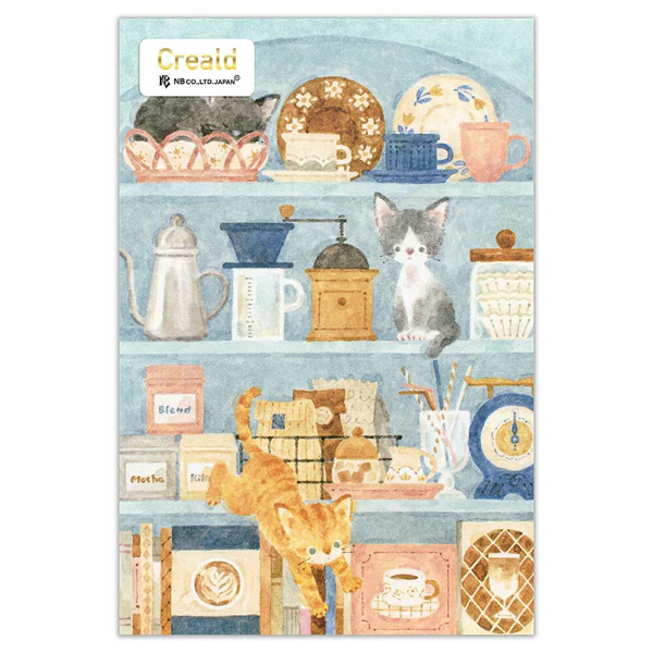 Carte Postale Cat Café
