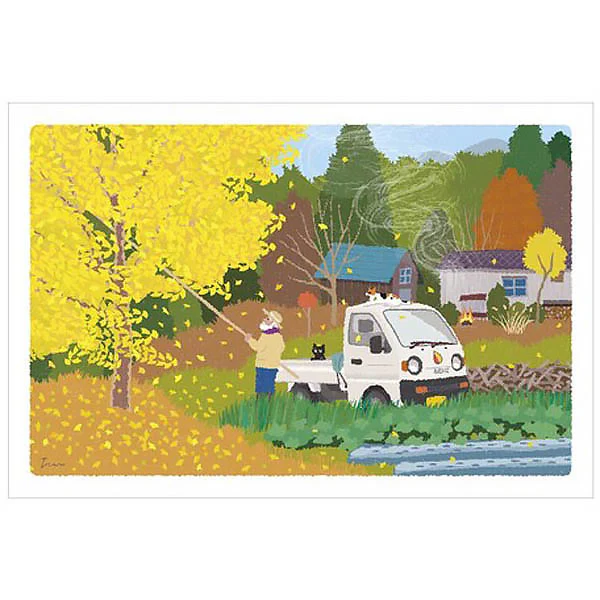 Carte Postale Chat - Gingko - Image 2