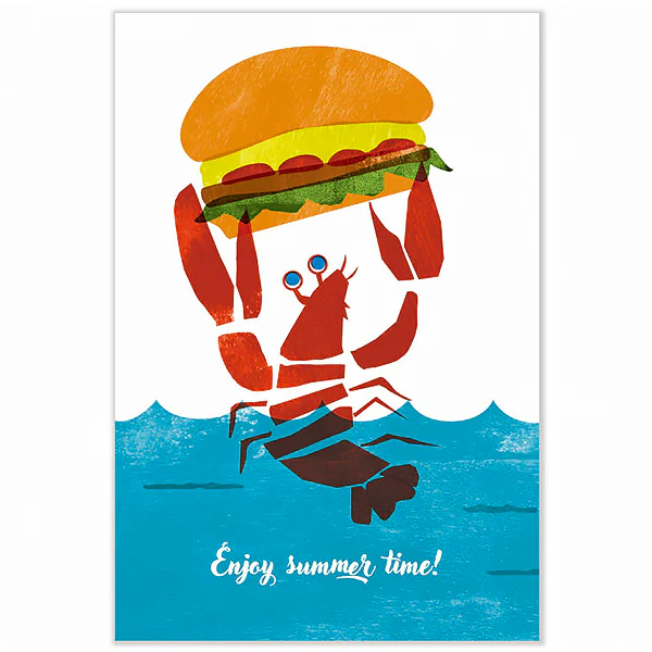 Carte Postale Happy Summer - Lobster - Image 2