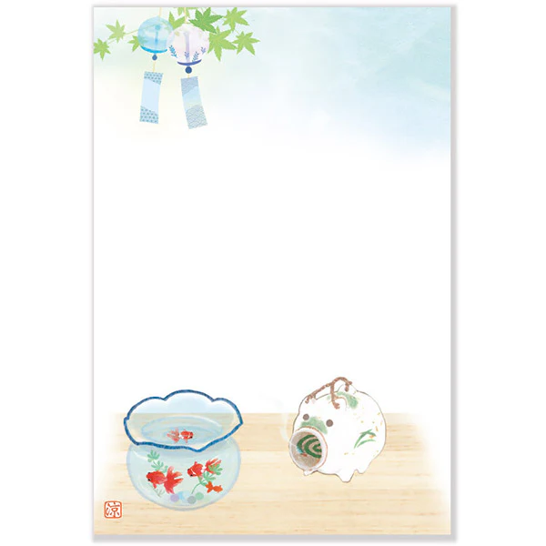 Carte Postale Scène d'Eté - Katori Buta, 3pcs - Image 2