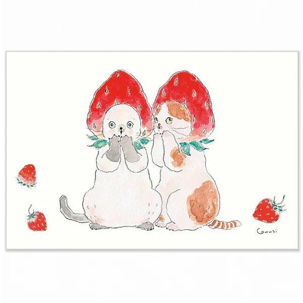 Carte Postale Tokoro Komugi - Strawberry Taste - Image 2