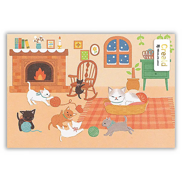 Carte Postale Winter Cat
