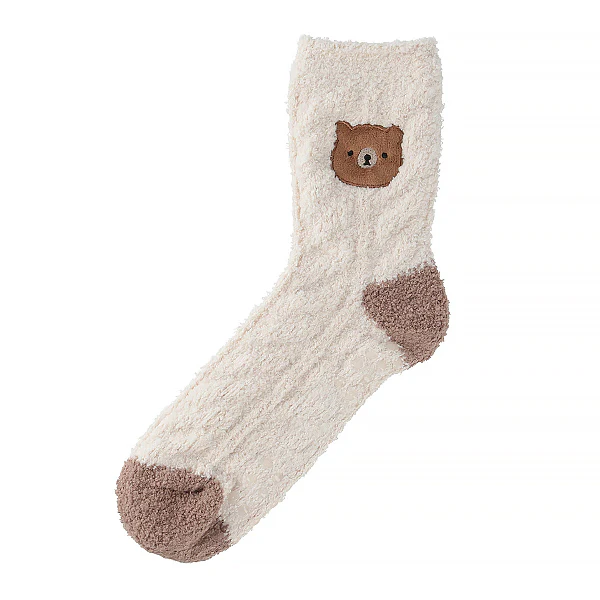 Chaussette D'Intérieur Naoki - Brown Bear - Image 2
