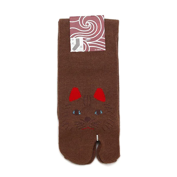Chaussette Tabi - Chat Neko Marron (L) - Image 4