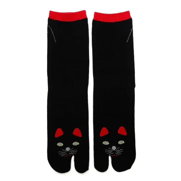Chaussette Tabi - Chat Neko Noir (M)