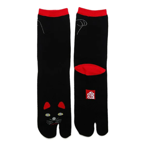 Chaussette Tabi - Chat Neko Noir (M) - Image 2