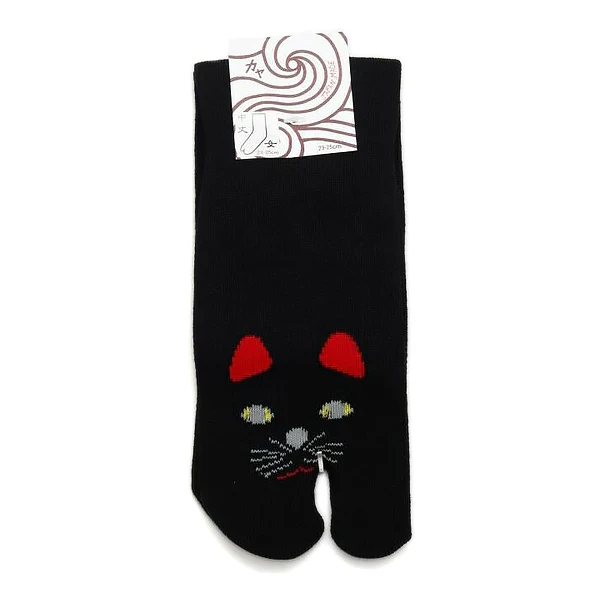 Chaussette Tabi - Chat Neko Noir (M) - Image 3