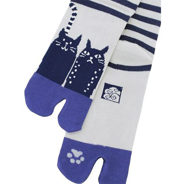 Chaussette Tabi - Chat Rayure (M) - Image 3