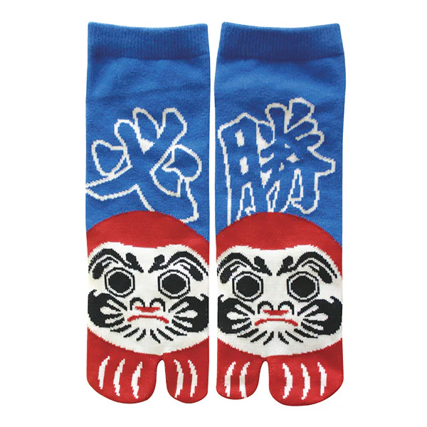 Chaussette Tabi - Daruma Bleu (L)