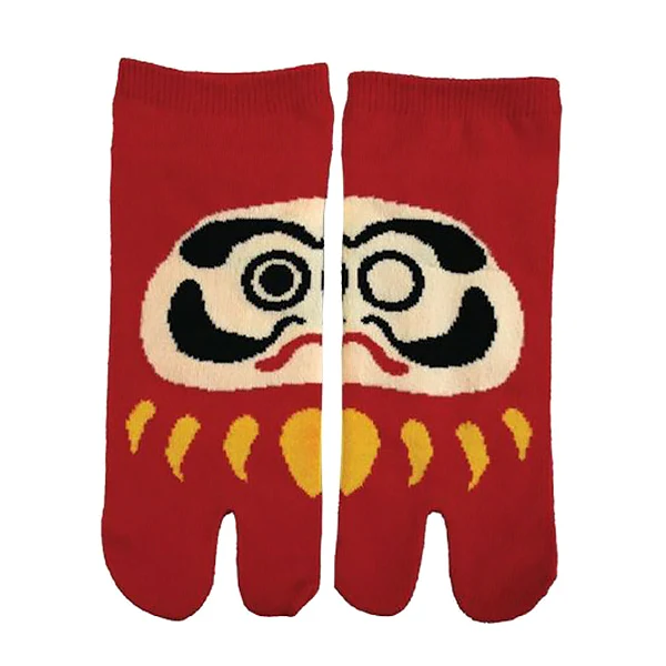 Chaussette Tabi - Daruma Rouge (L)