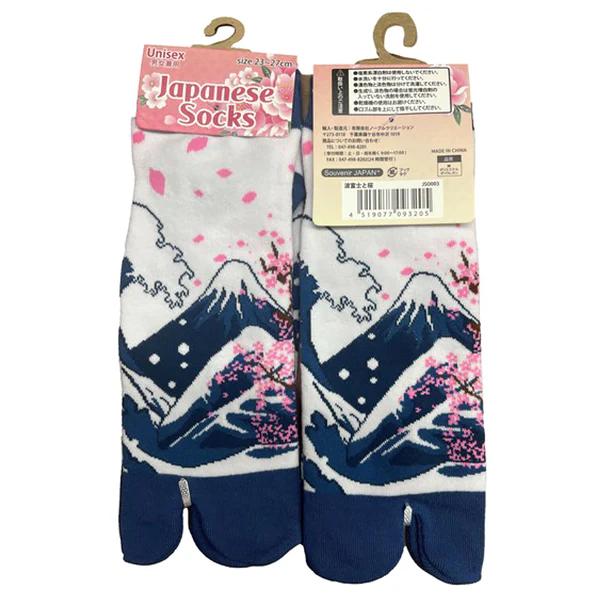 Chaussette Tabi Japanese Socks - Fuji Sakura (Unisex)