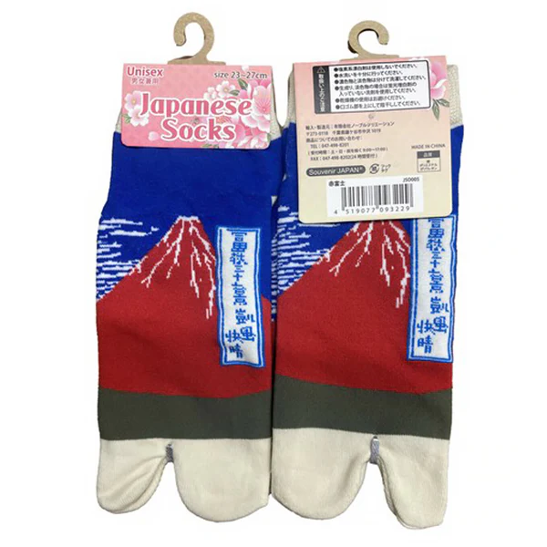 Chaussette Tabi Japanese Socks - Fuji San (Unisex)