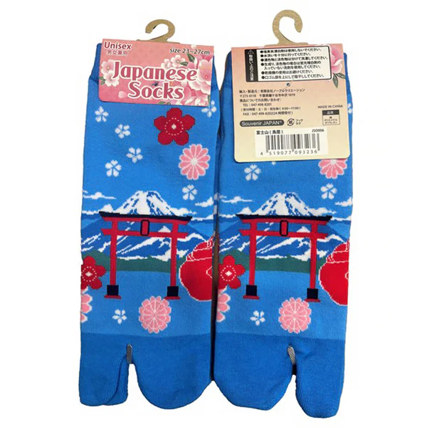 Chaussette Tabi Japanese Socks - Fuji Torii (Unisex)