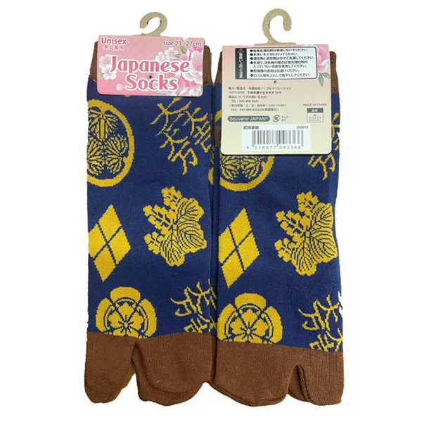Chaussette Tabi Japanese Socks - Warrior Family Crest (Unisex)