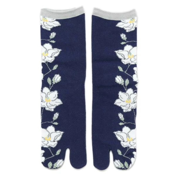 Chaussette Tabi - Magnolia, Blue (M)