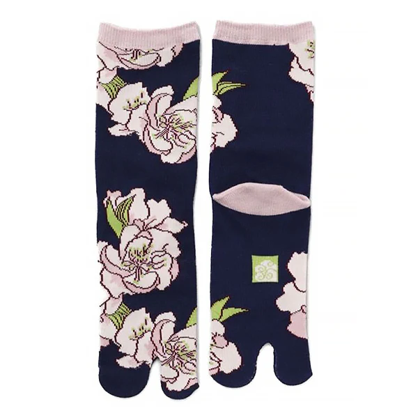 Chaussette Tabi - Pivoine (M)