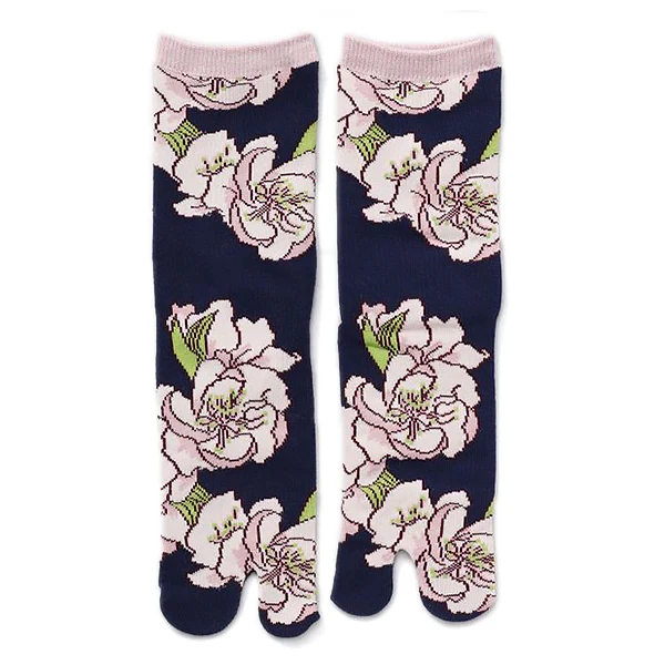 Chaussette Tabi - Pivoine (M) - Image 2