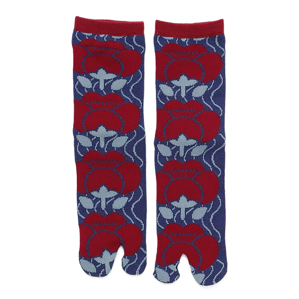 Chaussette Tabi - Plum Blossom (M)
