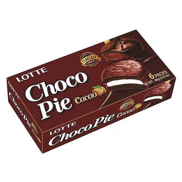 Chocopie Cacao - Lotte, 168G/8pcs