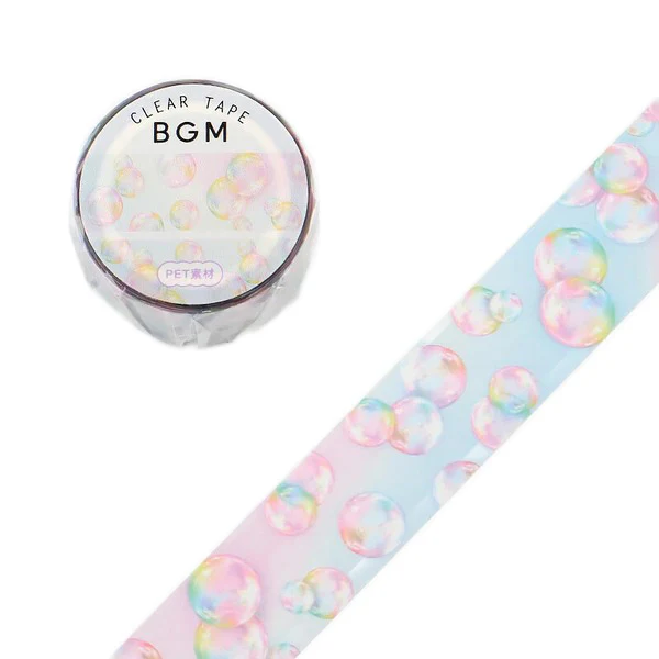 Clear Tape Colorful - Soap Bubble