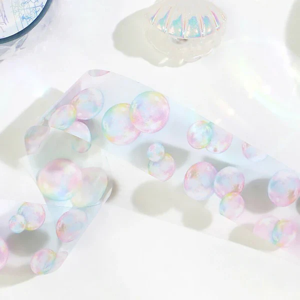 Clear Tape Colorful - Soap Bubble - Image 3