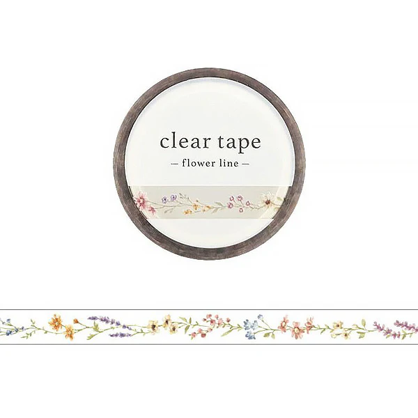 Clear Tape Flower Line