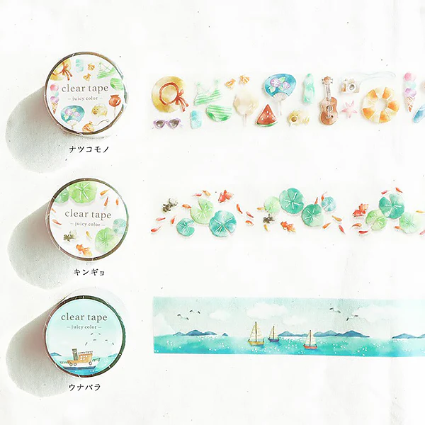 Masking Tape Clear Tape - Juicy Color, Natsu Komono - Image 2