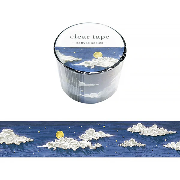 Clear Tape Landscape - Canvas Night Sky