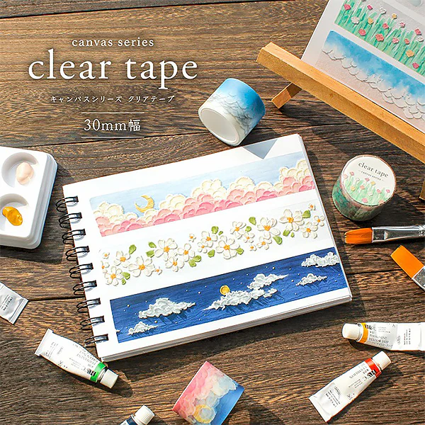 Clear Tape Landscape - Canvas Night Sky - Image 2