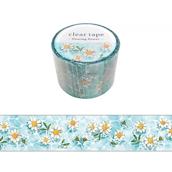 Masking Tape Clear Tape - Floating Flower