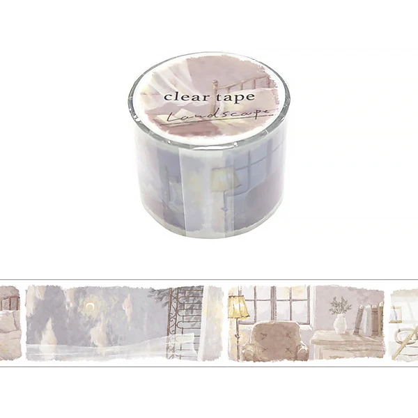 Clear Tape Landscape - Late at Night