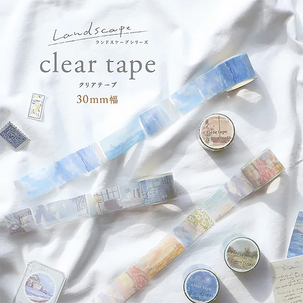 Clear Tape Landscape - Moonlight