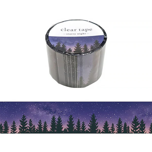 Clear Tape Landscape - Starry Night