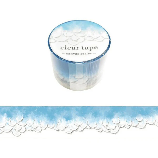 Clear Tape Landscape - Wave Blue