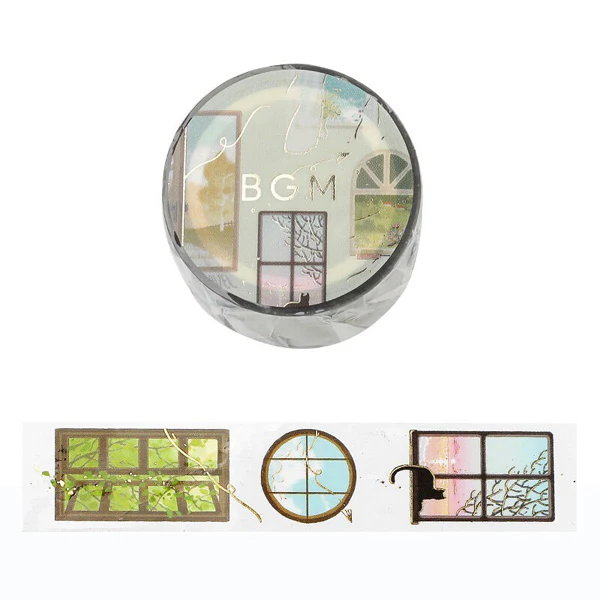 Clear Tape Window Scenary