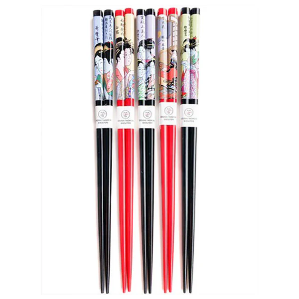 Coffret Baguettes Ukiyo-e, Les Trois Beautés de Notre Temps