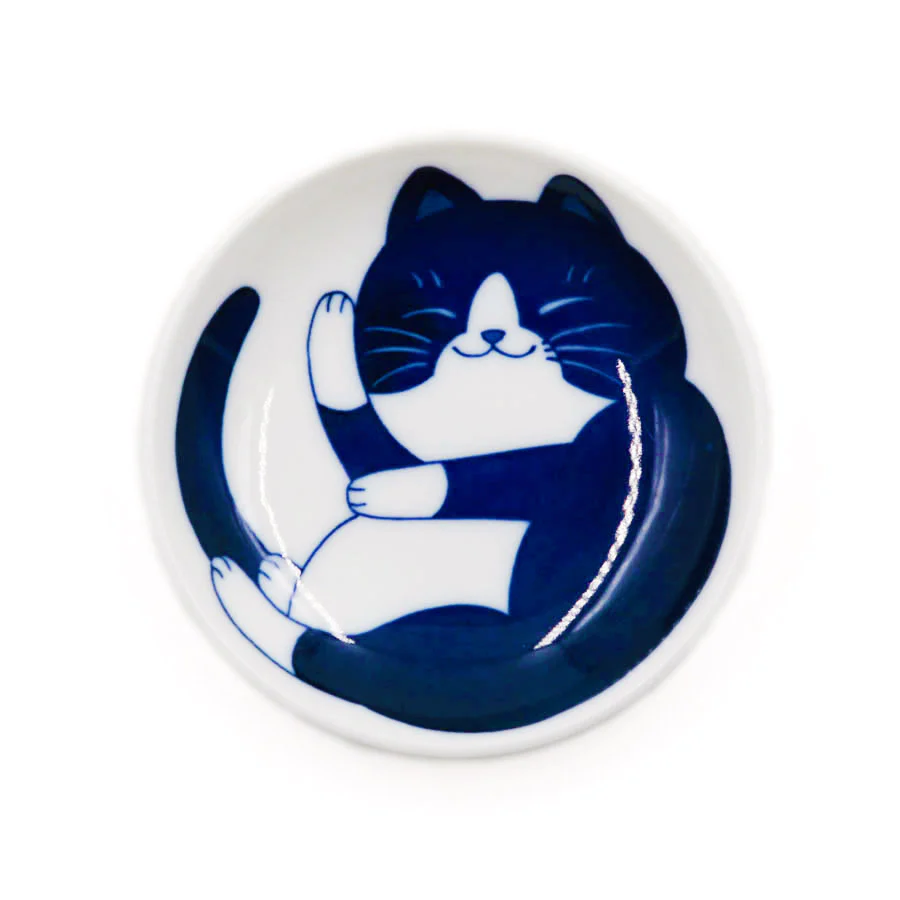 Coupelle Nekobura - Chat Bleu, 10cm