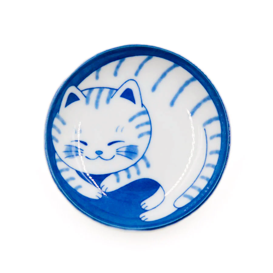 Coupelle Nekobura - Chat Tigré, 10cm