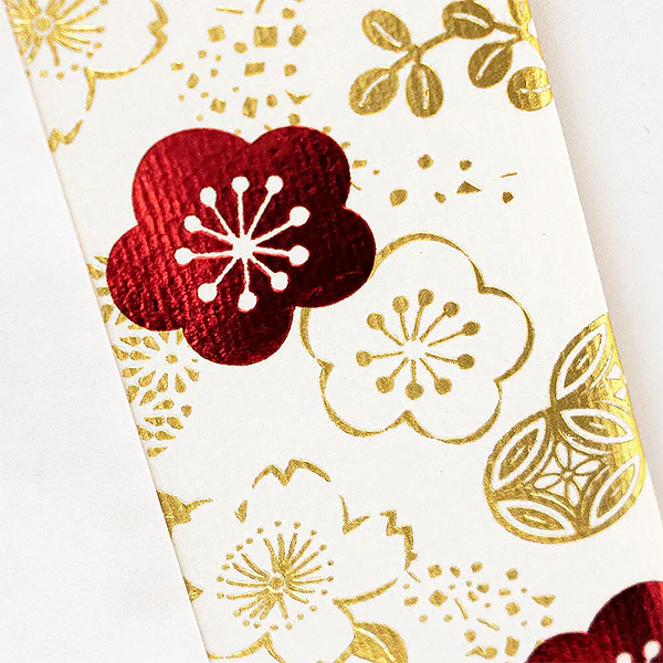 Enveloppe d'Etrennes Kotoburi - Fleur de Prunier et de Cerisier - Image 4