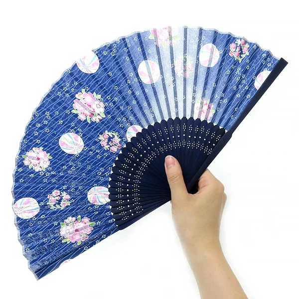 Eventail Ayame - Flower Ball - Image 2