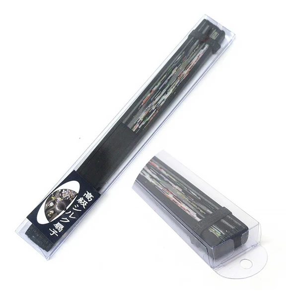 Eventail Ayame - Sakura Flower Black - Image 4